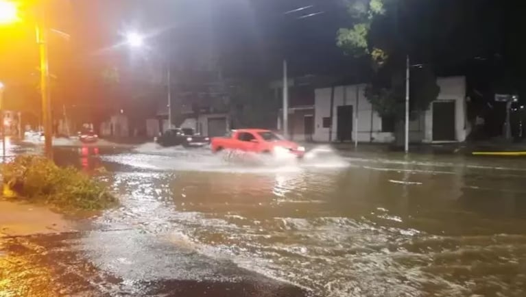 El temporal azotó Godoy Cruz el fin de semana.