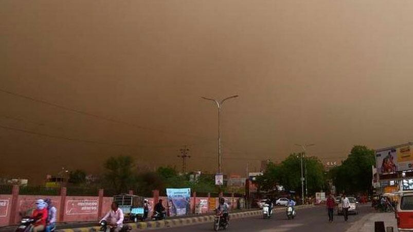 El temporal sorprendió a todos mientras dormían. 