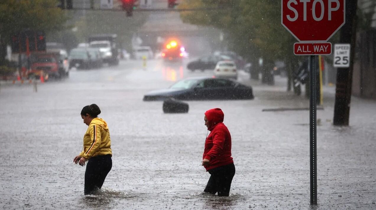 El temporal también afecta a localidades de los estados de Connecticut y Massachusetts.