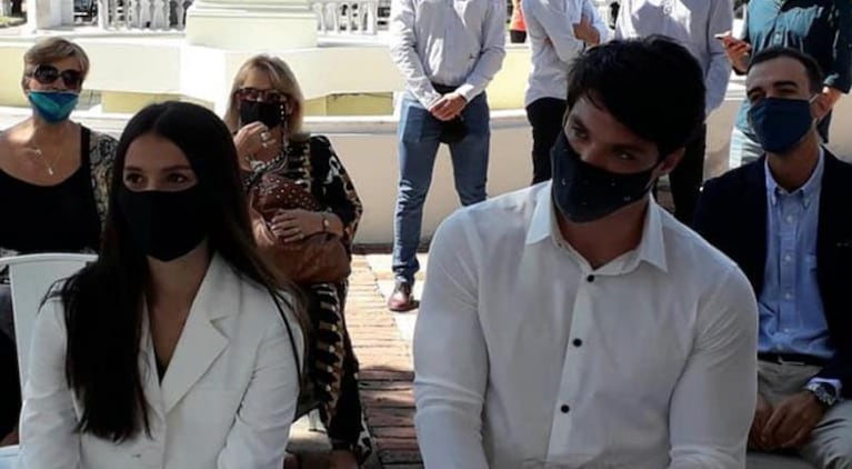 El tenista Gustavo Fernández se casó con su novia en Río Tercero