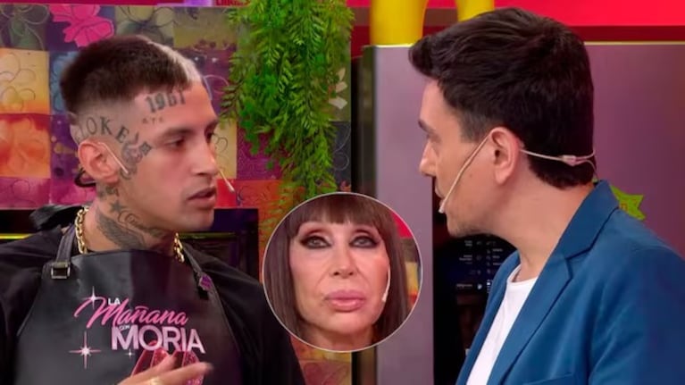 El tenso cruce fue en el programa de Moria Casán.