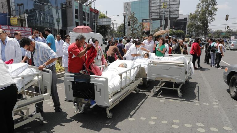 El terremoto dejó cientos de muertos y heridos en México.