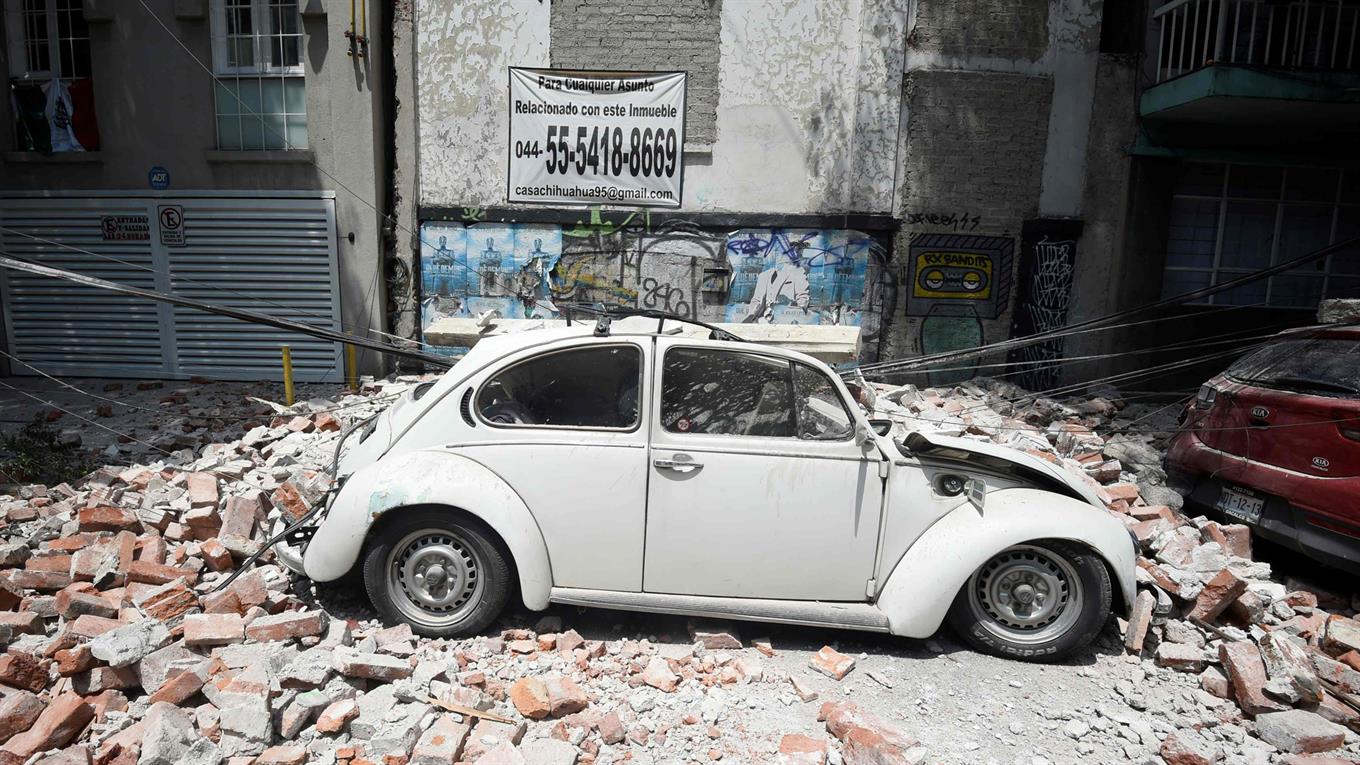 El terremoto dejó cientos de muertos y heridos en México. 