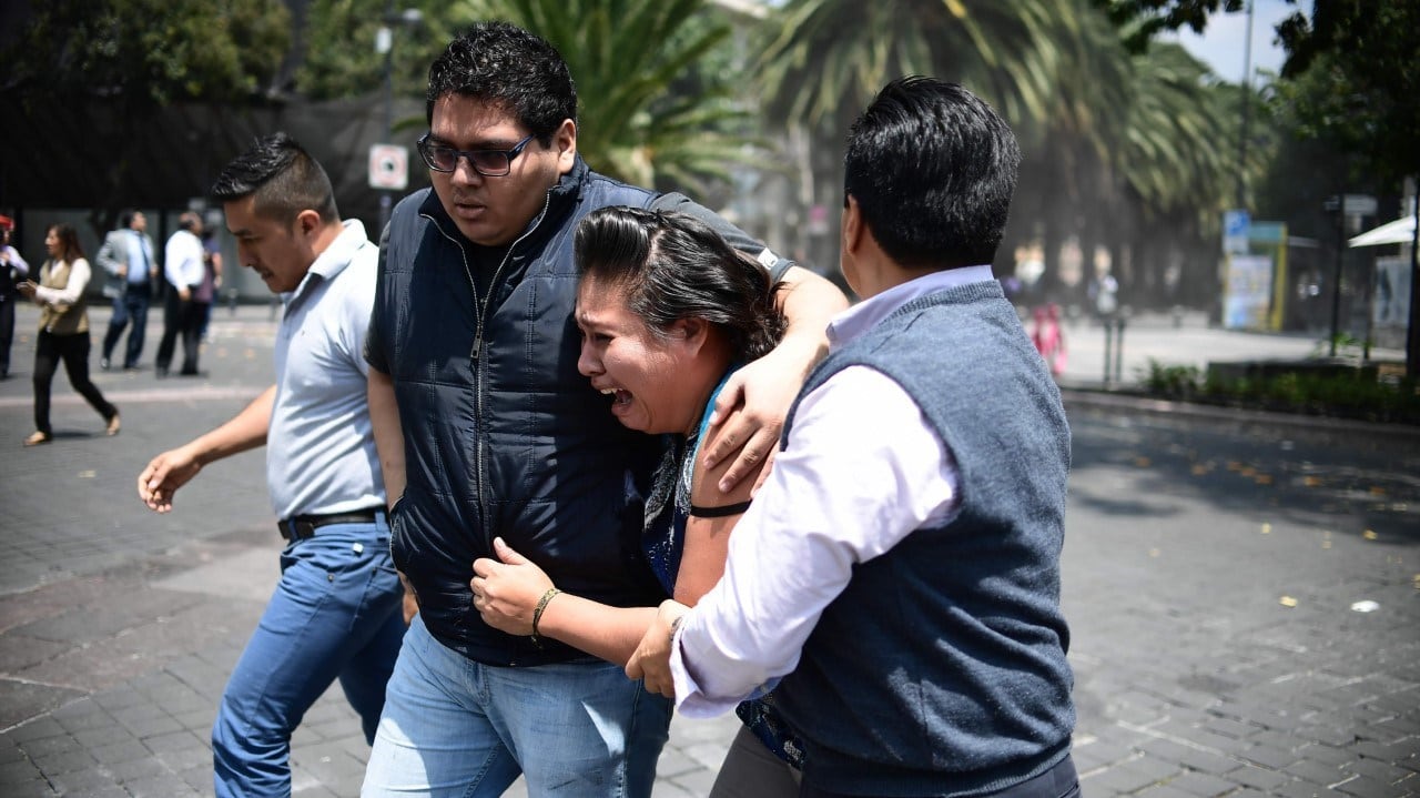 El terremoto dejó cientos de muertos y heridos en México. 