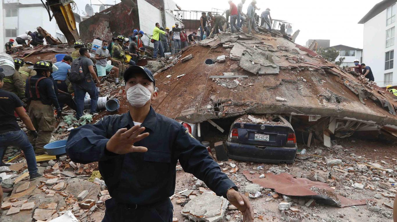 El terremoto dejó cientos de muertos y heridos en México. 