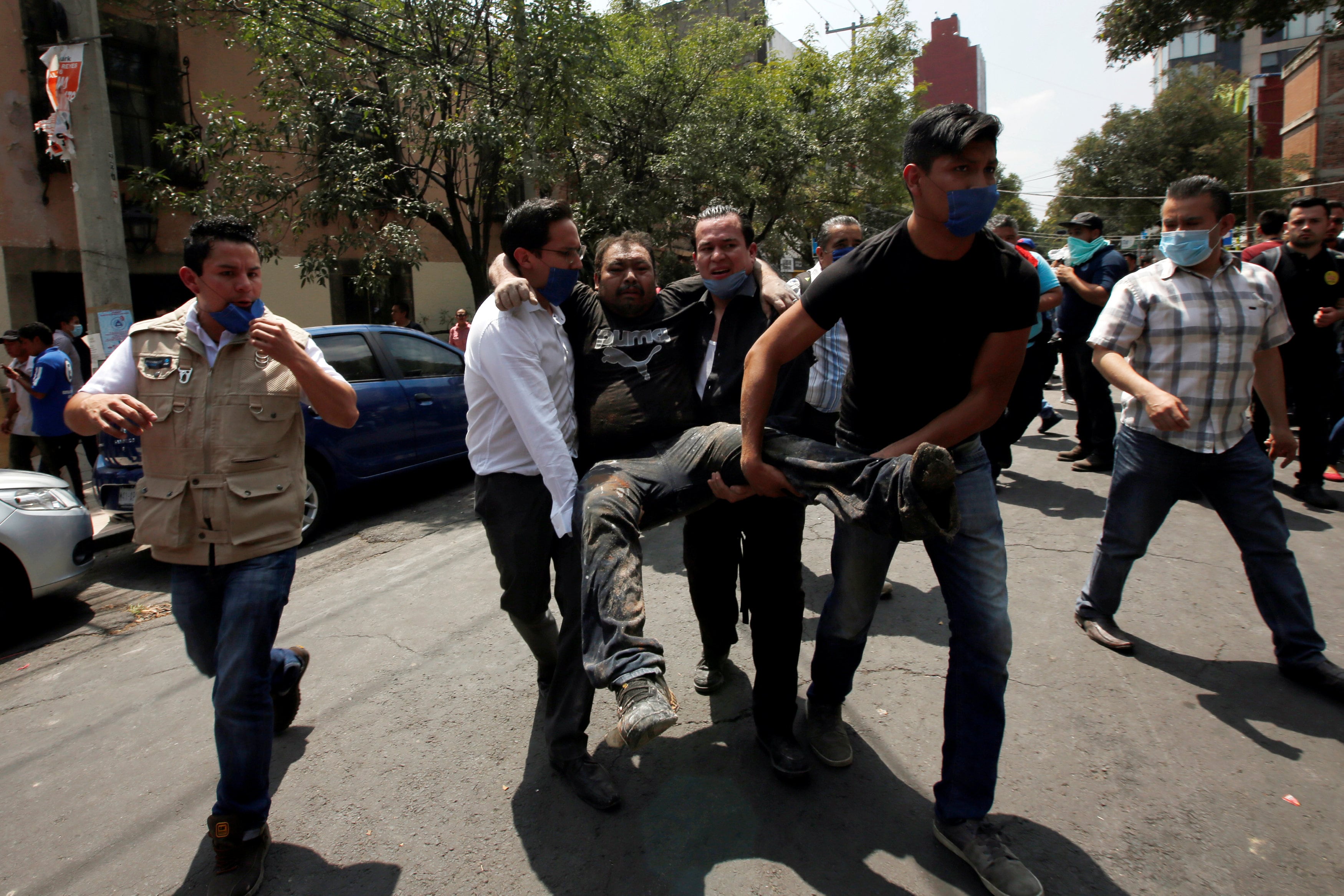 El terremoto dejó cientos de muertos y heridos en México. Foto: Reuters.