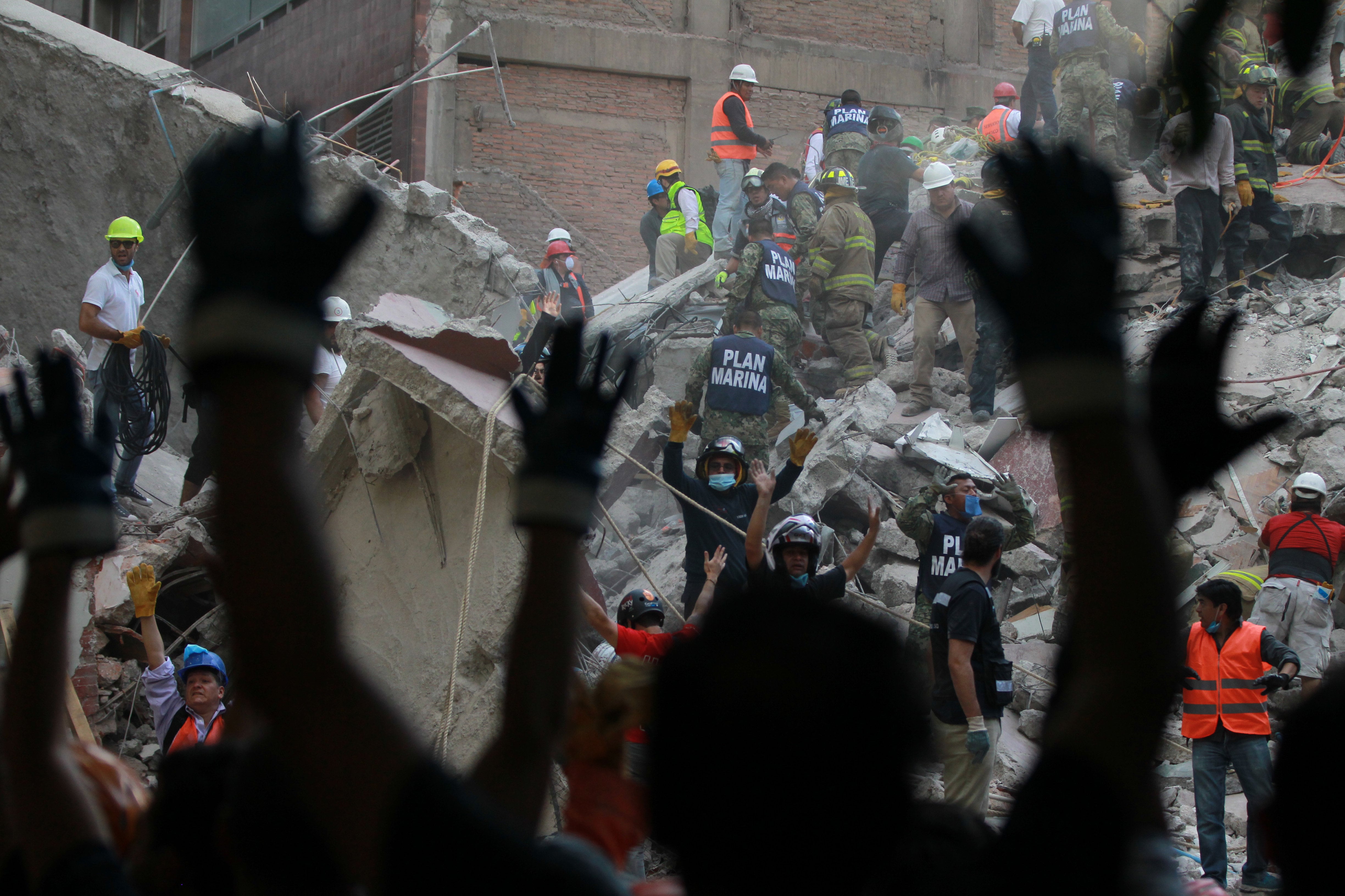 El terremoto dejó cientos de muertos y heridos en México. Foto: Reuters.