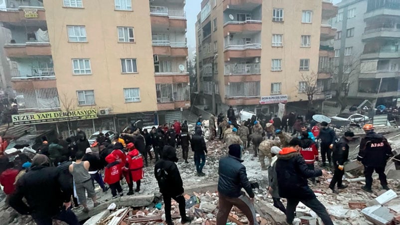 El terremoto fue en horas de la madrugada del lunes.