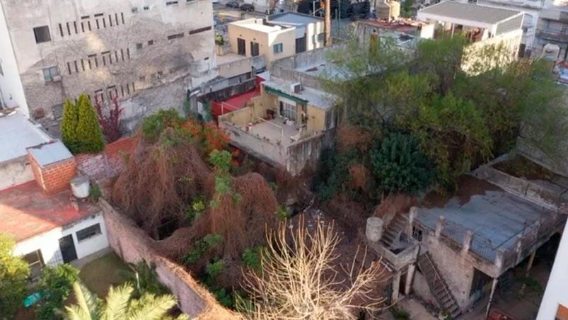 El terreno baldío de Ferraresi en Avellaneda.