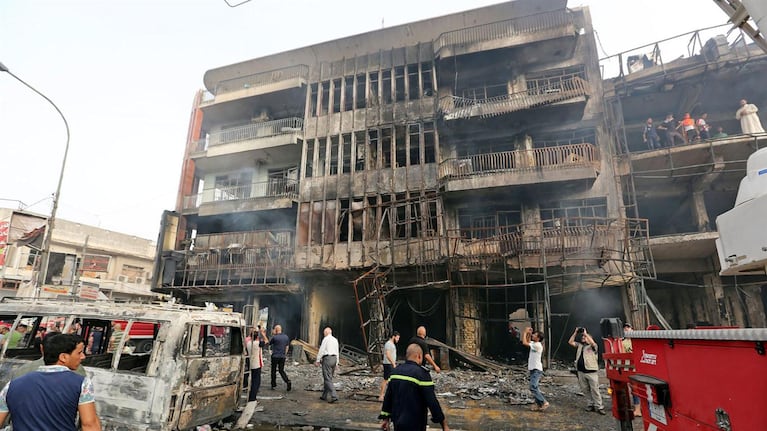 El terrorismo volvió a atacar en la capital de Irak. Foto: EFE.