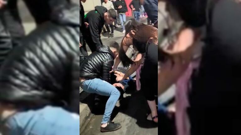 El testigo confirmó que no había policías en el lugar.