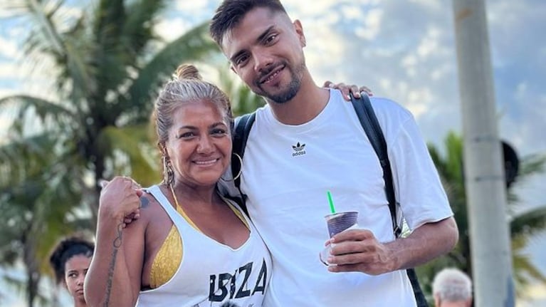 El tierno saludo de Tyago Griffo para su mamá por su cumpleaños