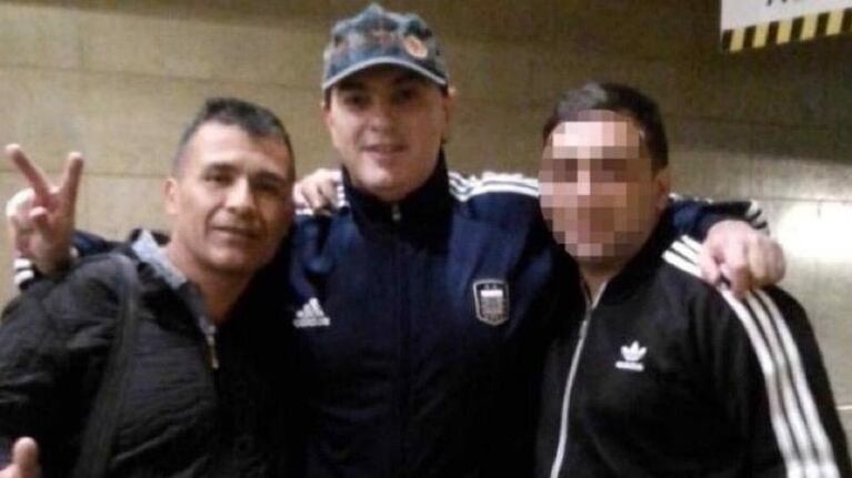 El Toro Aguilera junto a Mauricio Saillén.