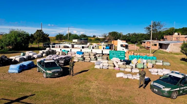 El total de lo secuestrado superaba los 150.000.000 pesos.