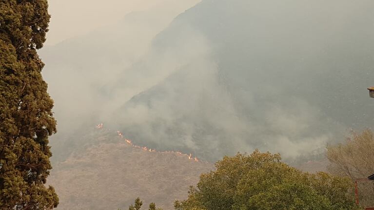 El trabajo de los bomberos en los incendios del norte provincial