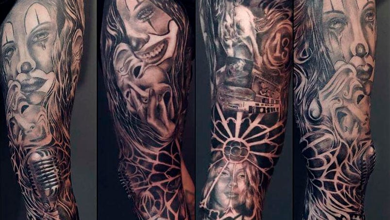 El trabajo de @malditoduendetattoo terminado.