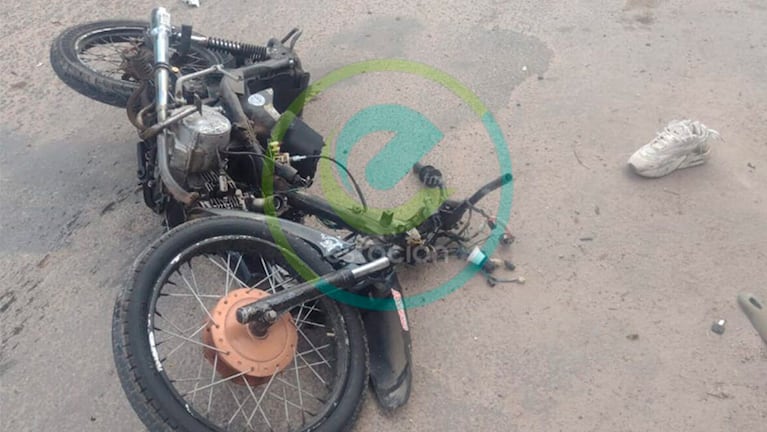 El trágico accidente ocurrió pasado el mediodía de este miércoles. Foto: Estación FM.