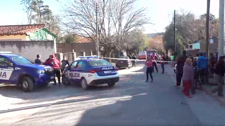 El trágico episodio conmocionó a barrio San Jorge. Foto: Jorge Alberto Domínguez.