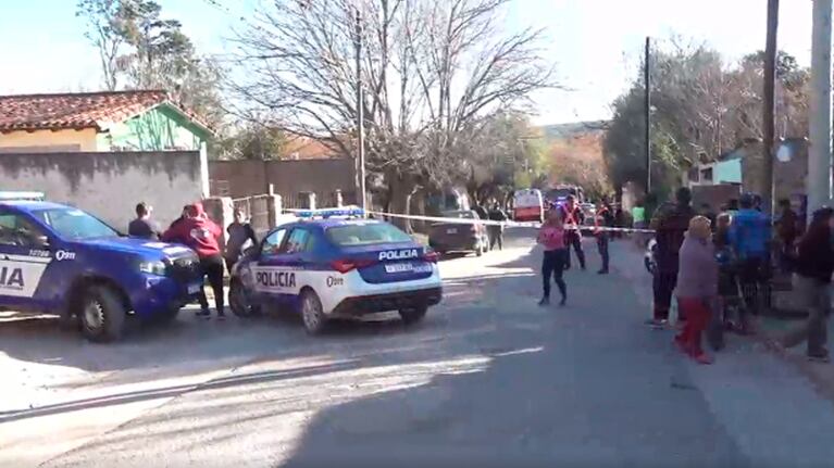 El trágico episodio conmocionó a barrio San Jorge. Foto: Jorge Alberto Domínguez.