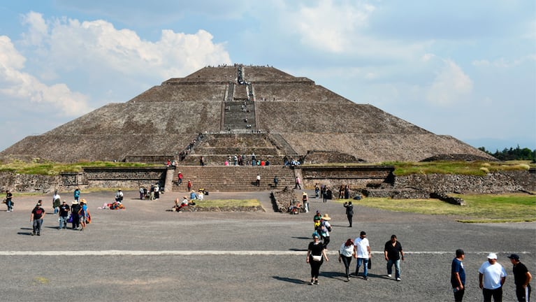 El trágico episodio ocurrió en las pirámides de Teotihuacán.