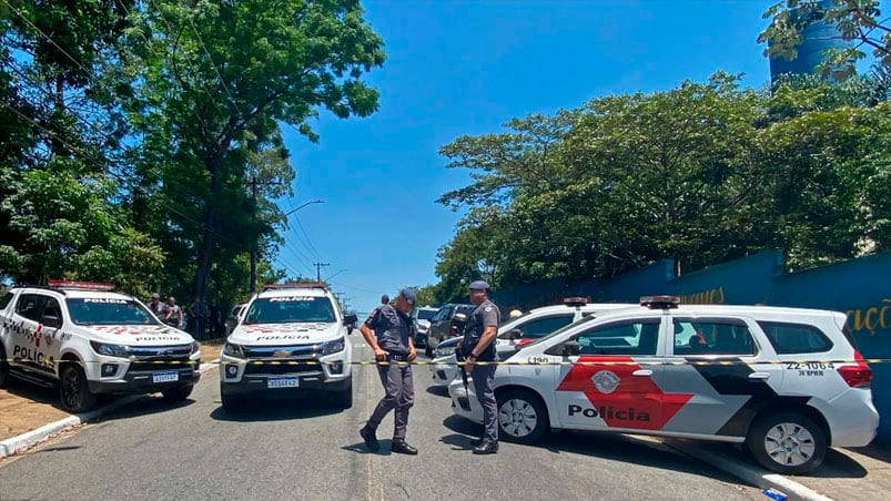 El trágico suceso ocurrió en el barrio paulista de Jardim Sapoemba. Foto: AFP.