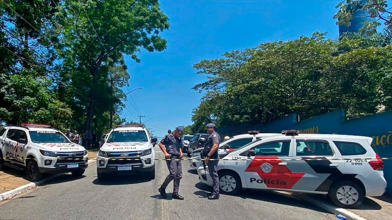 El trágico suceso ocurrió en el barrio paulista de Jardim Sapoemba. Foto: AFP.
