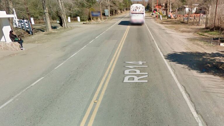 El tramo donde ocurrió el accidente.