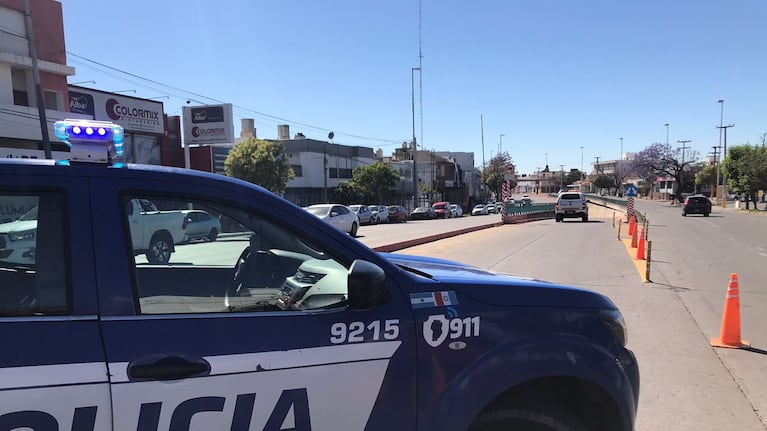 El tránsito fue cortado por el accidente.