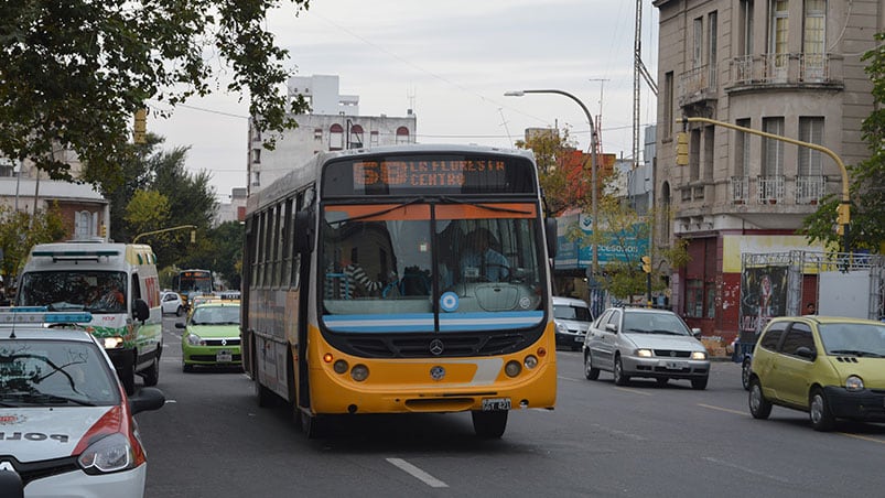 El transporte urbano será normal este lunes.