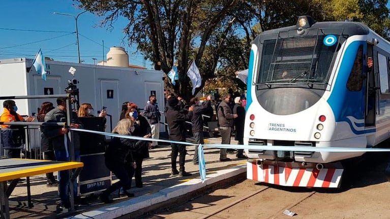 El Tren de las Sierras volvió a Valle Hermoso después de 24 años