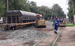 El tren pasa a 10 kilómetros por hora por pedido de los vecinos.