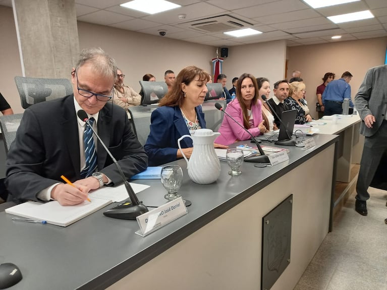 El tribunal integrado por los jueces Patricia Soria, José Daniel Cesano y Laura Huberman.