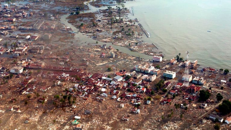 El tsunami se convirtió en la mayor catástrofe de la historia.