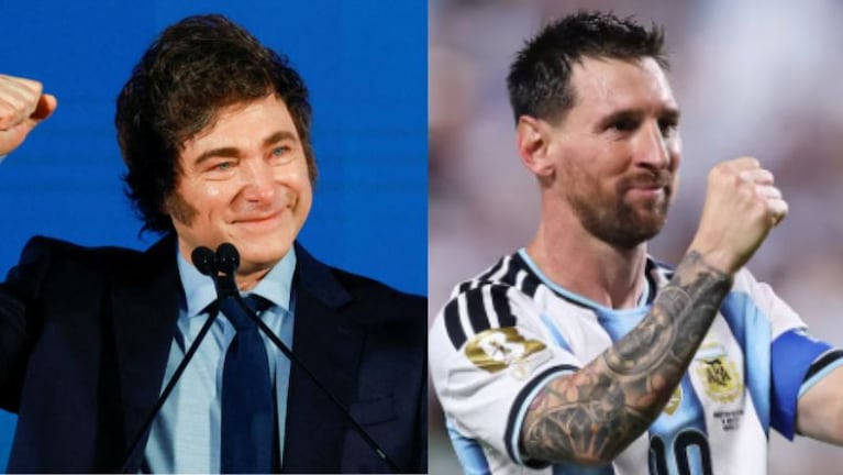 El tuit de Milei tras la brillante actuación de Messi.