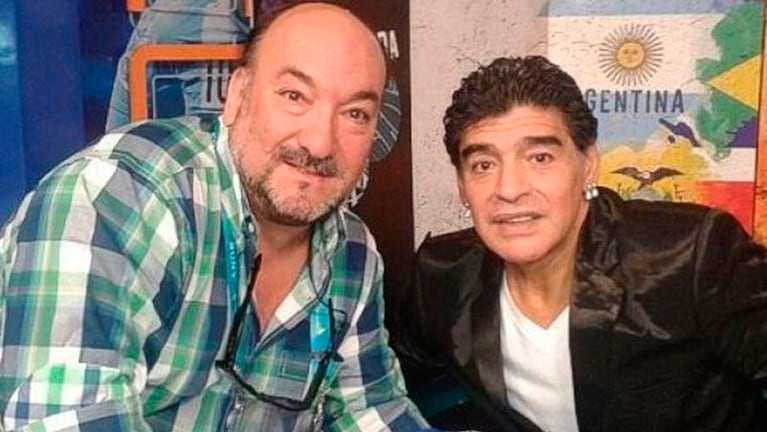 El Turco Wehbe y Maradona, tiempo atrás.