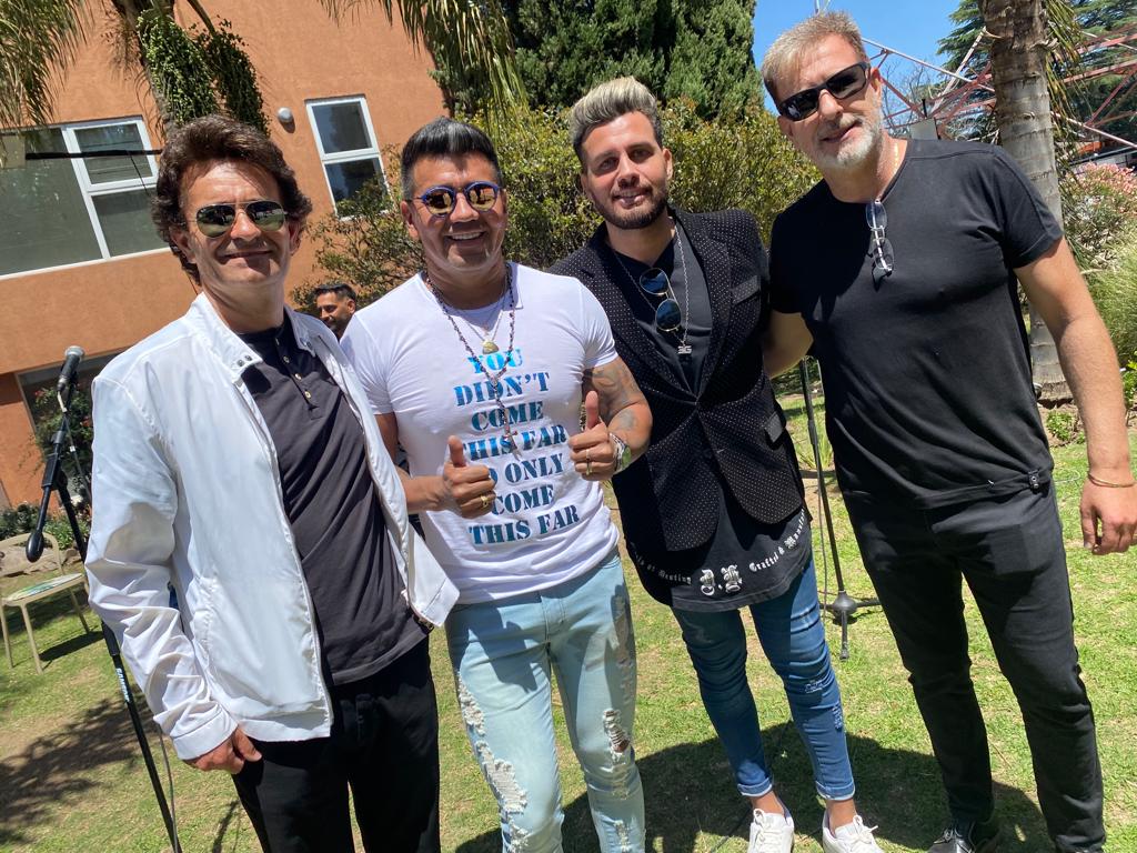 El Tuta, Wally, Ever Gonzalo y Settembrini. 