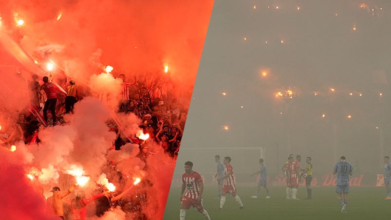 El uso de bengalas, otra vez bajo la lupa. Foto: Lucio Casalla / ElDoce.tv