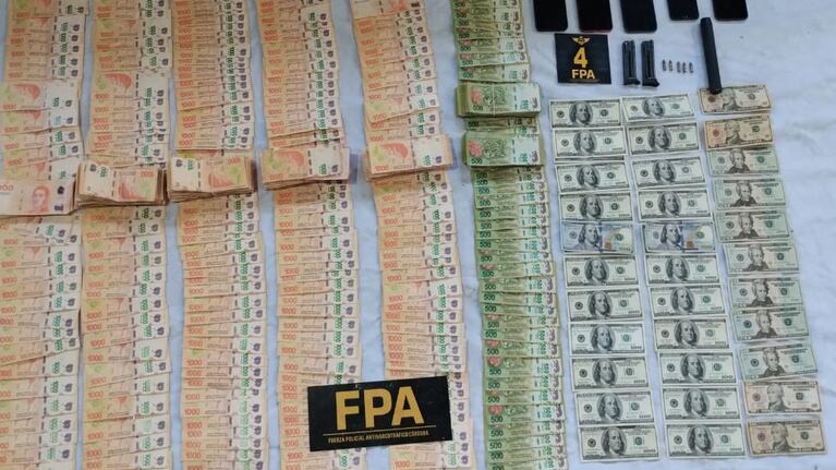 El valor total de lo incautado es de 50 millones de pesos.