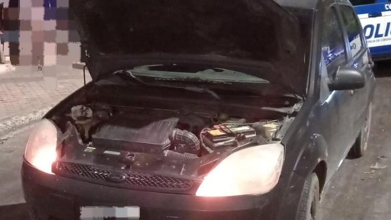 El vehículo fue controlado sobre avenida Alem.