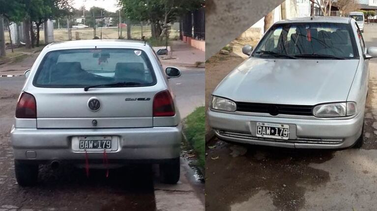 El vehículo que fue robado. / Foto: ElDoce.tv