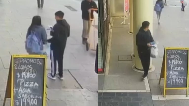 El vendedor de medias le robó a una nena.