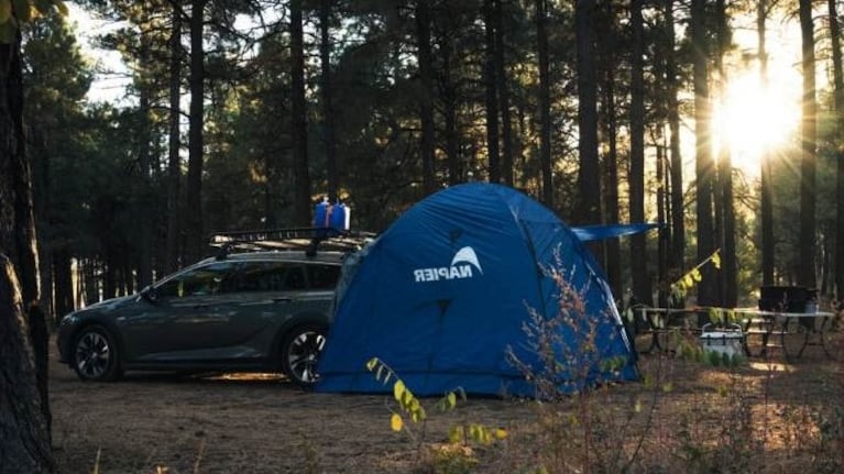 El verano es ideal para acampar en Córdoba.