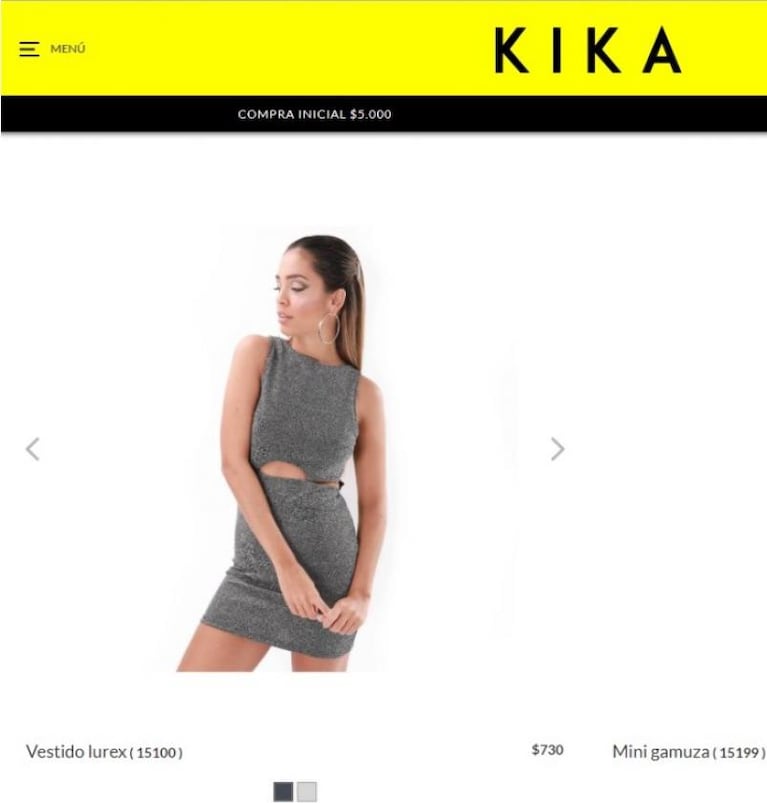 El vestido cordobés de 730 pesos que usó Pampita