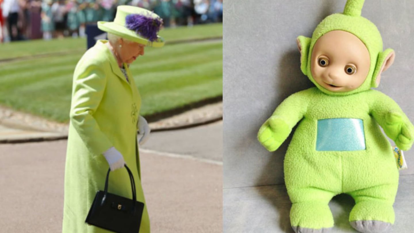 El vestido de la reina Isabel II, lo más comentado en las redes sociales.