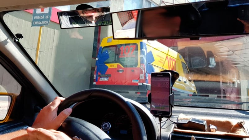 El viaje duró 45 minutos y el prófugo terminó contándole la verdad al taxista.