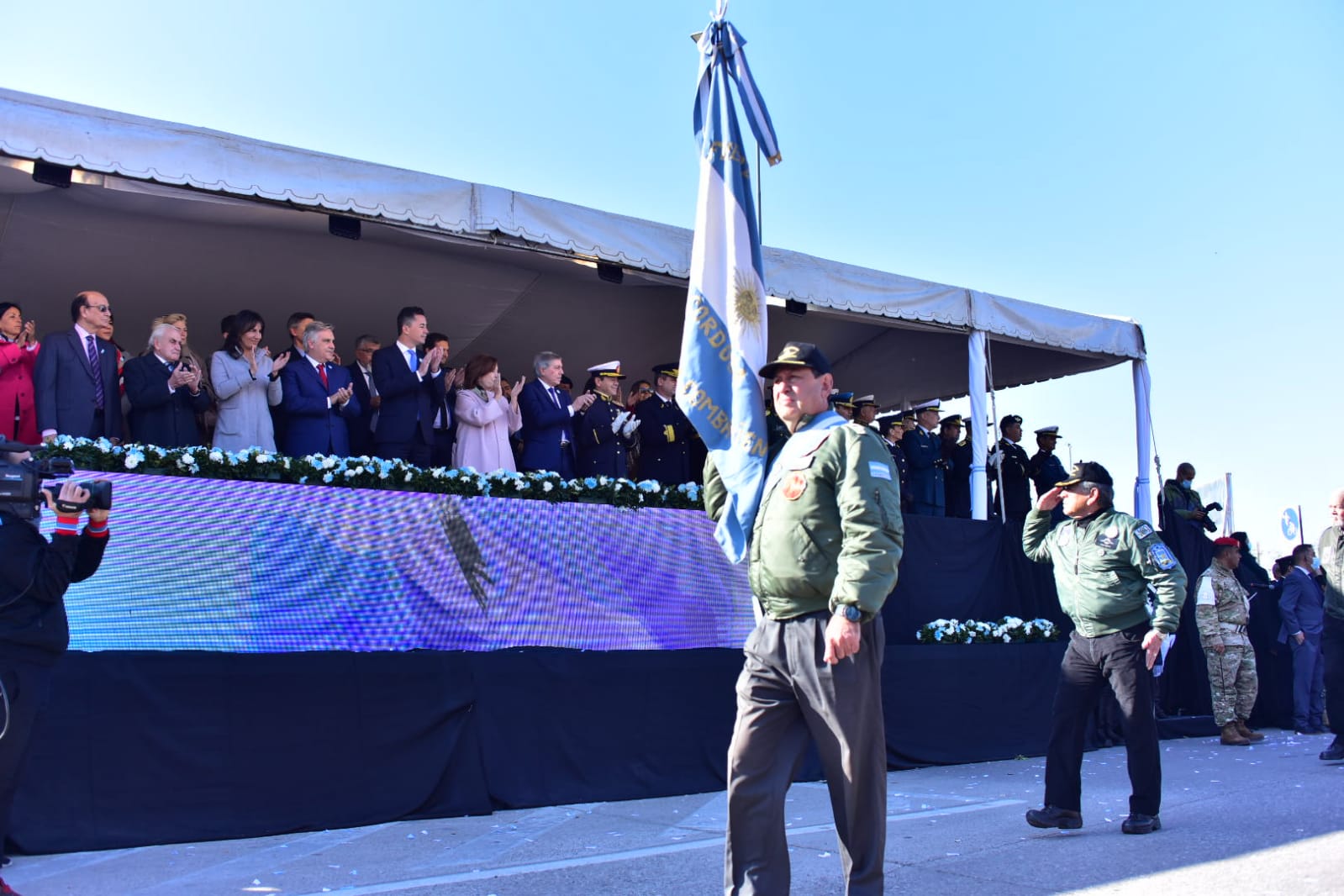 El vicegobernador Manuel Calvo estuvo al frente del acto.