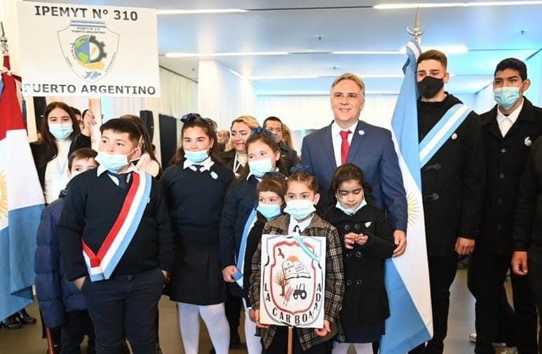 El vicegobernador Manuel Calvo estuvo al frente del acto.