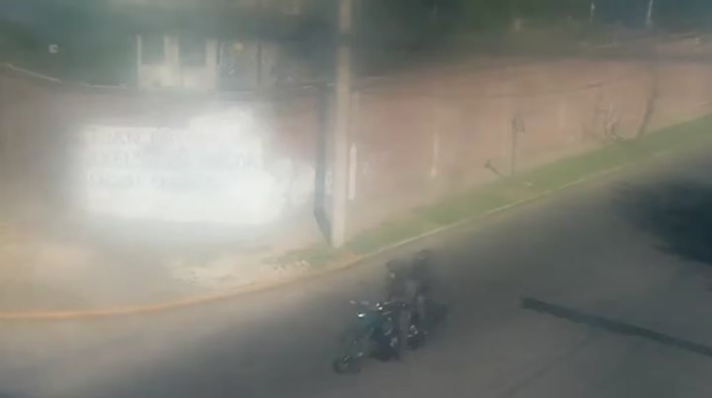 El video del terrible choque en el que murieron policías de la Bonaerense que perseguían a motochoros