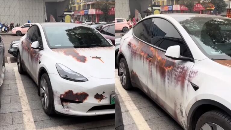 El video fue grabado en China y desató una ola de especulaciones.