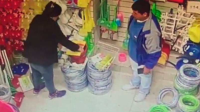 El video, la prueba irrefutable de un robo en un local.